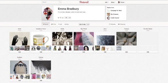 my boards on Pinterest