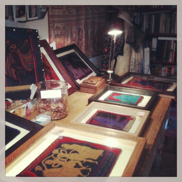 Lou Jessop's studio